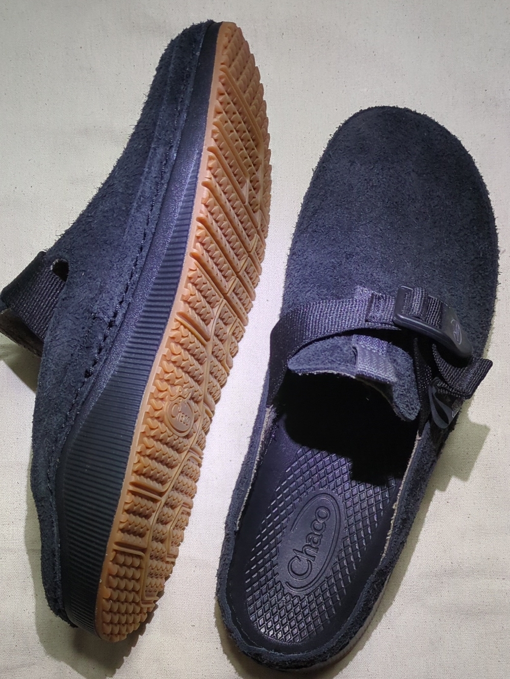 Chaco Women’s Black Suede Slip-On Adjustable Clogs Size 9 ✨ NWOB!